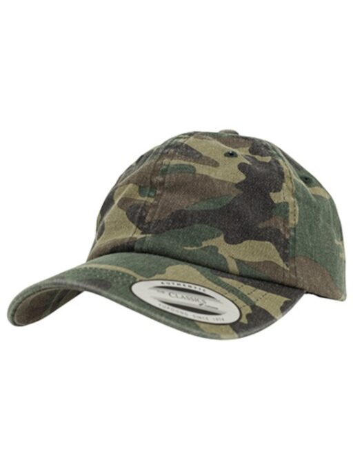 Low Profile Camo Washed Cap
