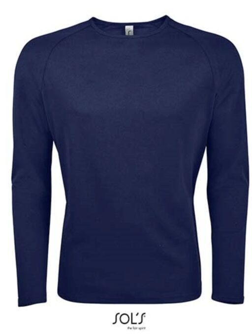 Men`s Long-Sleeve Sports T-Shirt Sporty